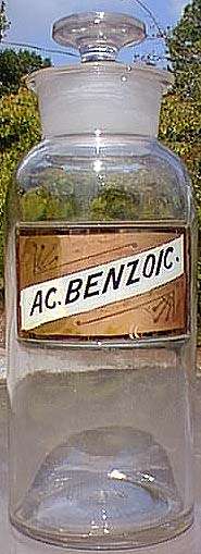 AC. BENZOIC with fancy gold LUG