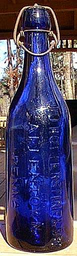 J.J. HOTTENSTINE & BRO ALLENTOWN PENNa in cobalt