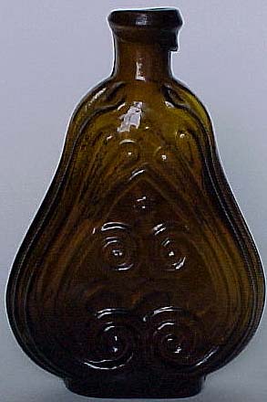 Amber Scroll Flask