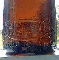 Tarboro NC amber Pepsi closeup