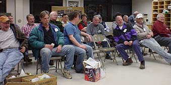 Some of the crowd of 28 at the Feb meeting