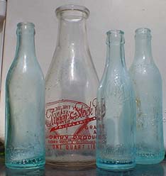 Click to see enlargement of June raffle bottles
