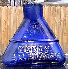 DERBY ALL BRITISH cobalt triangular