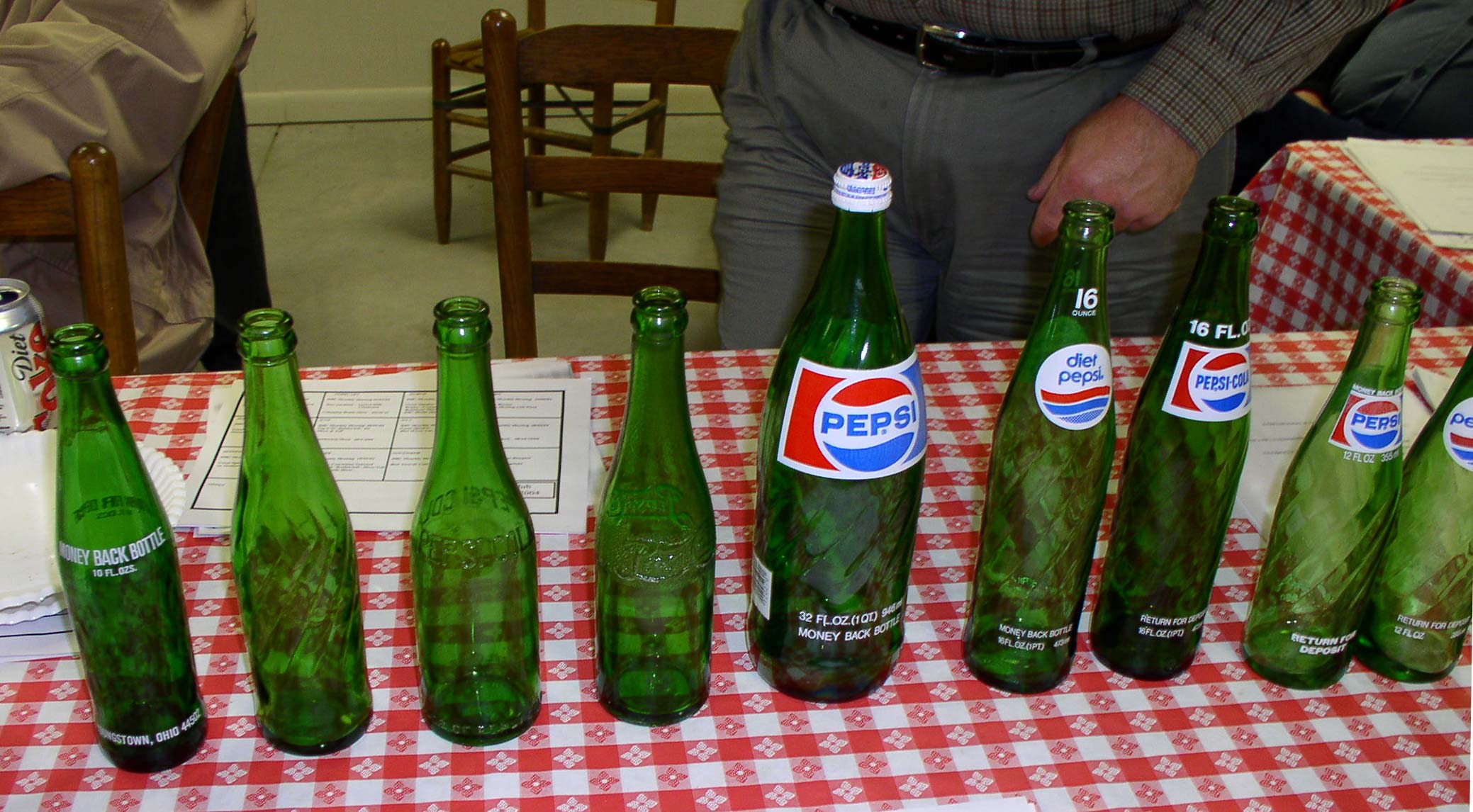 Here is a pic of some of the other Pepsi green glass. 